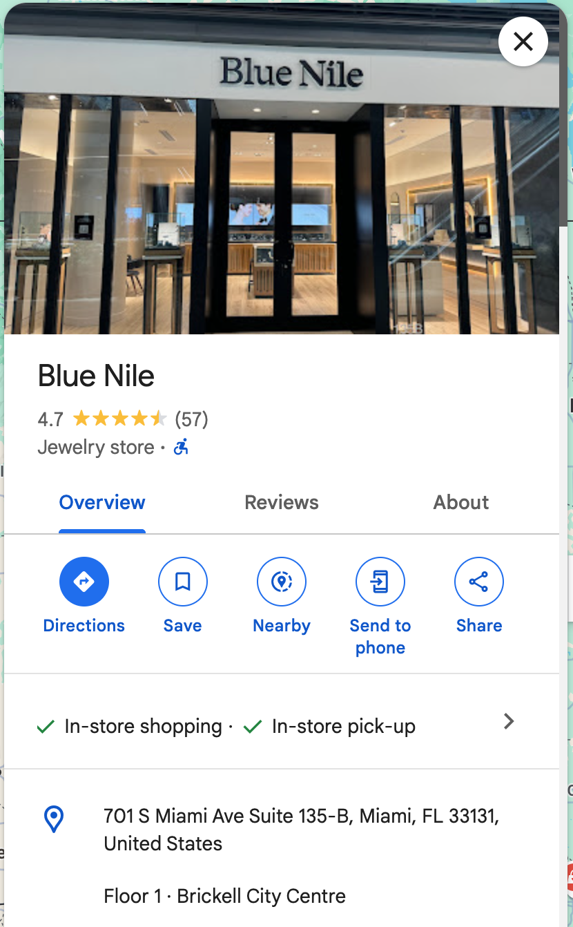 Blue Nile Miami