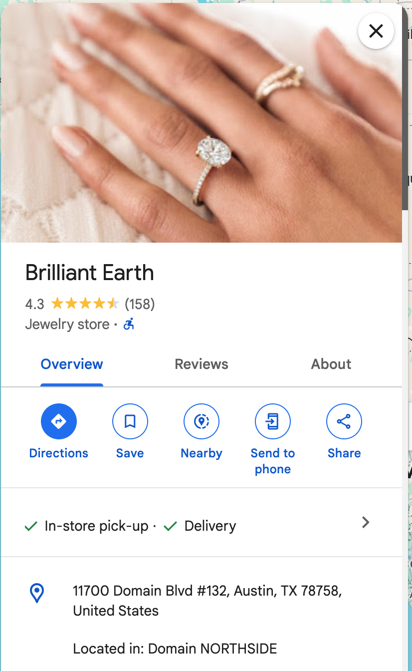 Brilliant Earth Austin