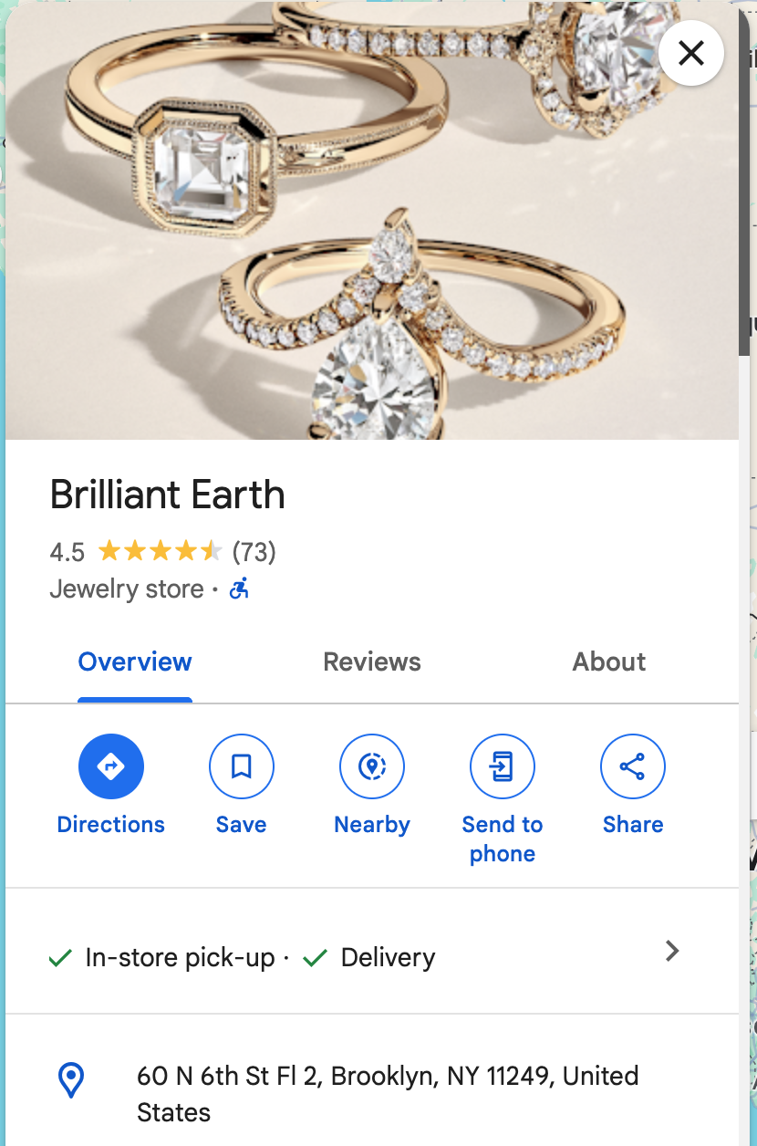 Brilliant Earth Brooklyn