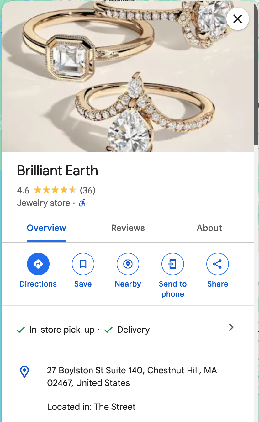 Brilliant Earth Chestnut Hill