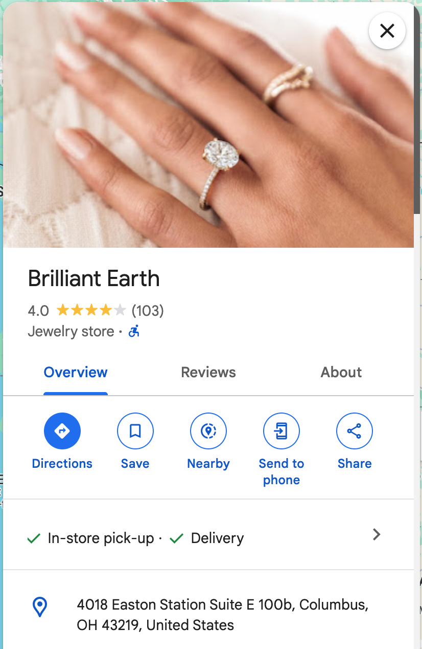 Brilliant Earth Columbus