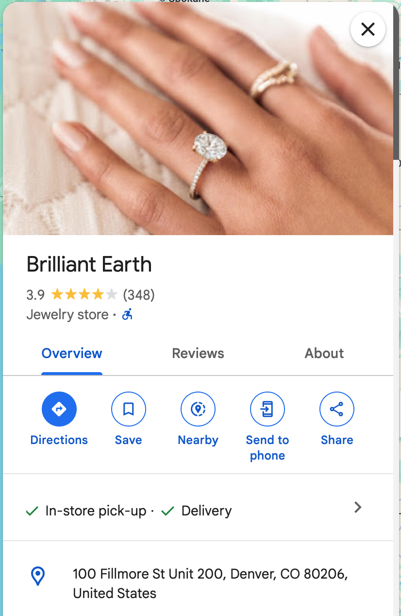 Brilliant Earth Denver