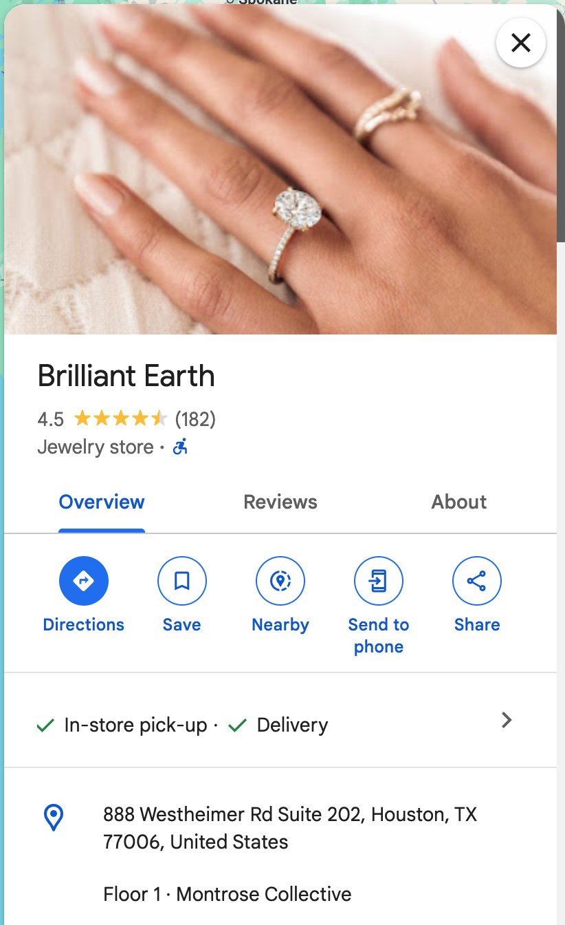 Brilliant Earth Houston