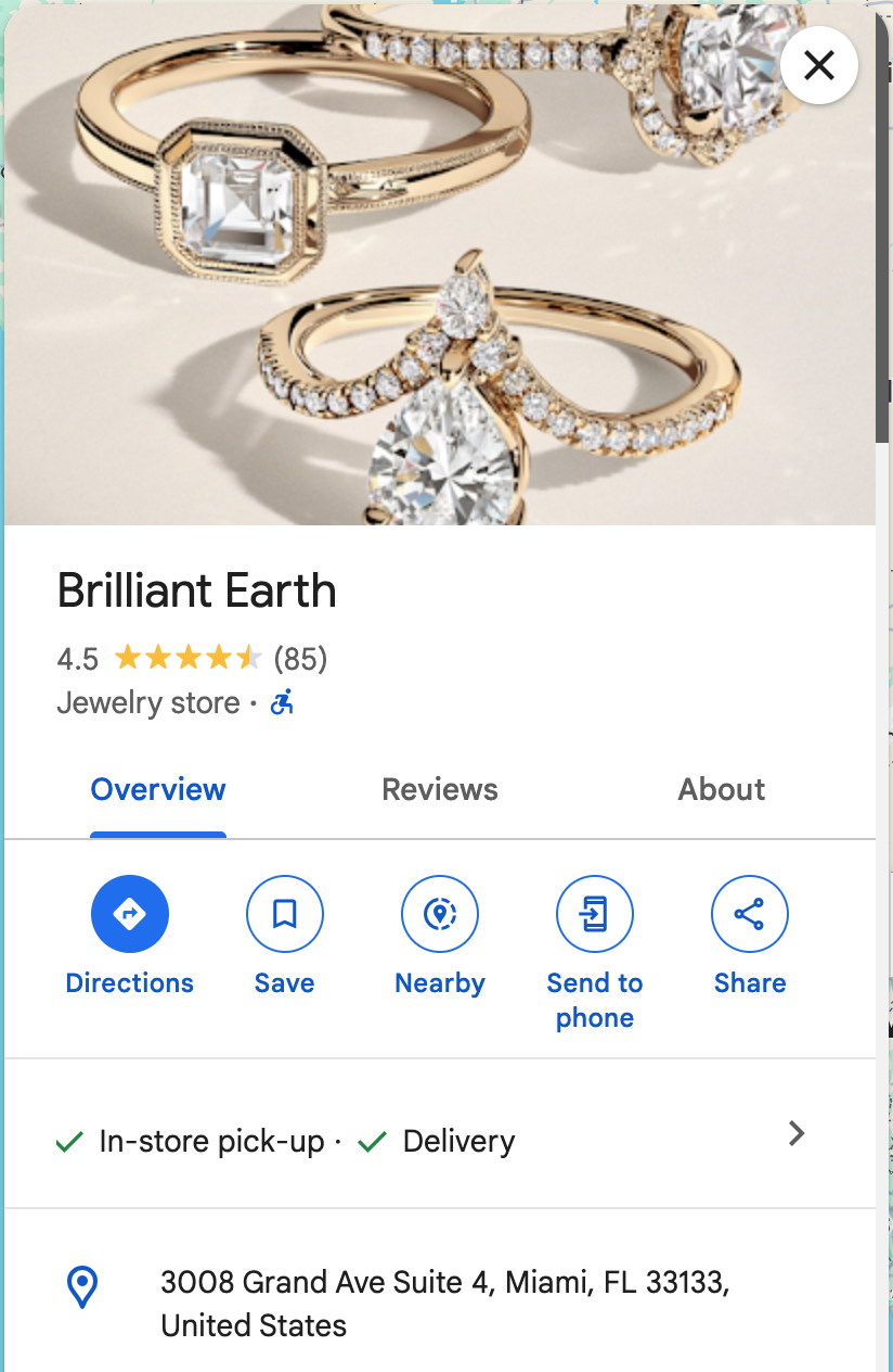 Brilliant Earth Miami