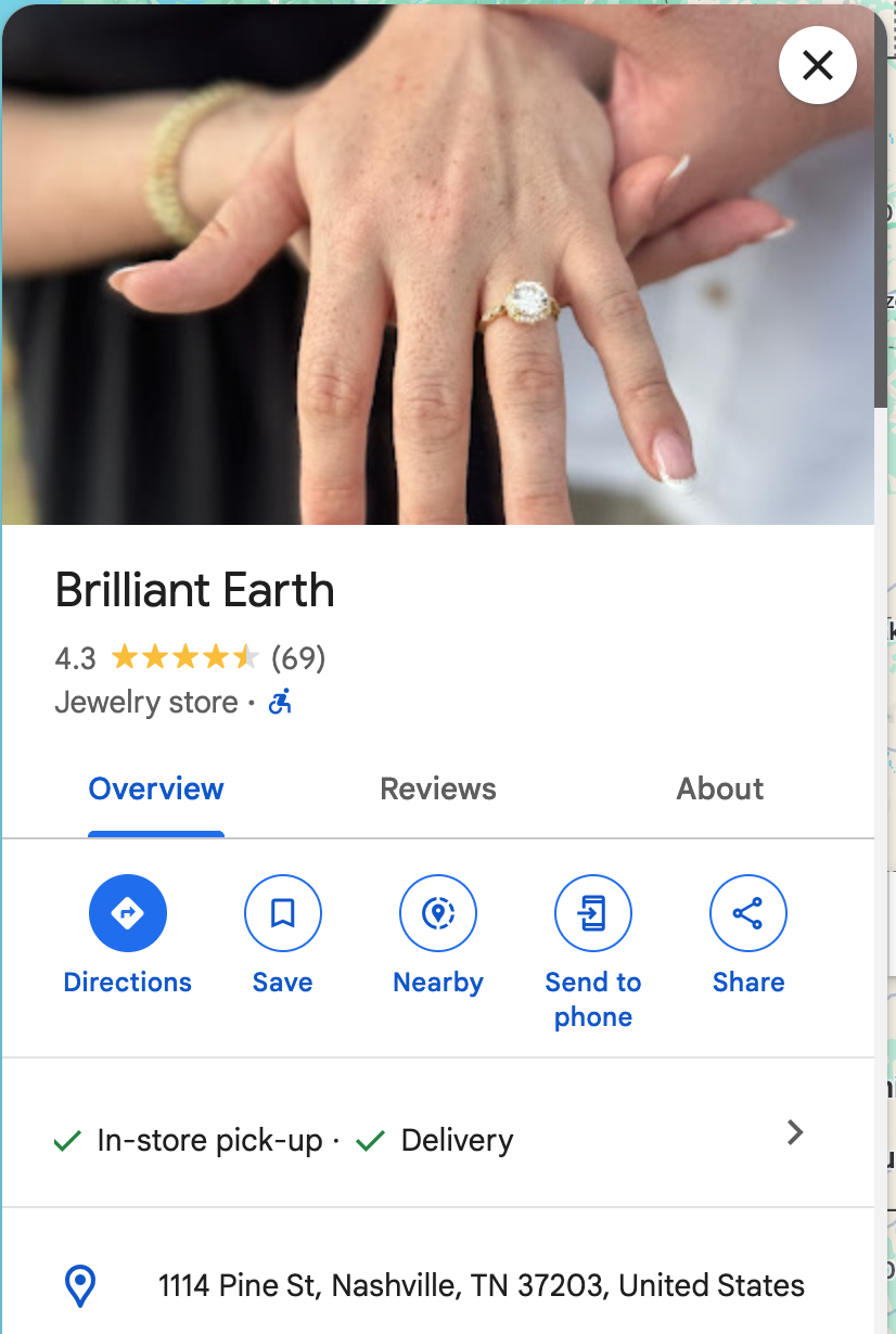 Brilliant Earth Nashville