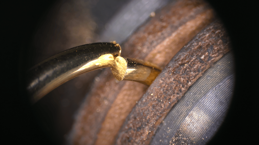 Sawing Shows Solid Metal