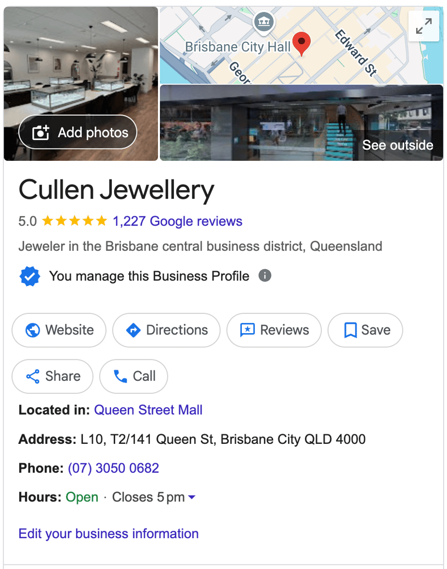 Cullen Jewellery Brisbane