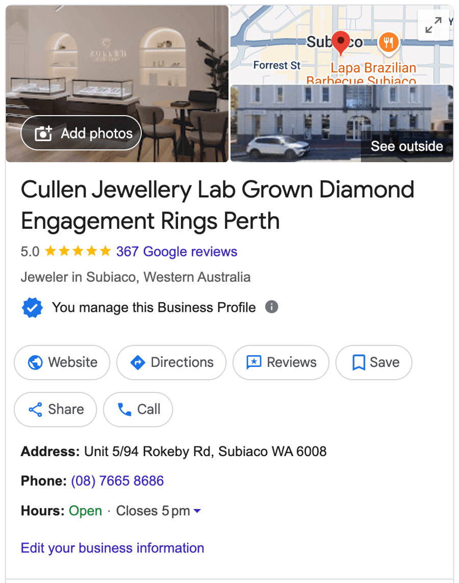 Cullen Jewellery Perth