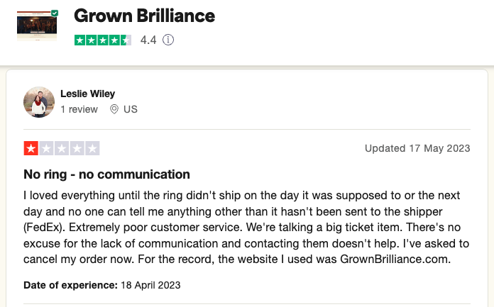 Leslie (Grown Brilliance), Communication