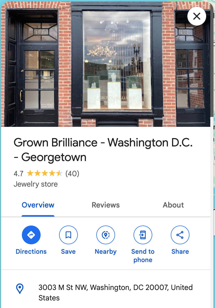 Grown Brilliance Washington