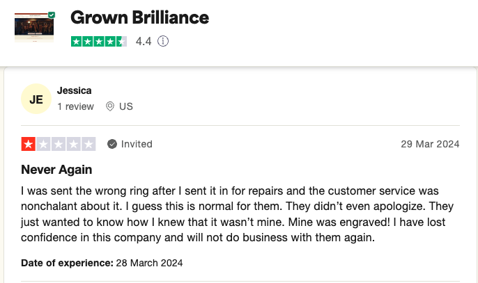 Jessica (Grown Brilliance), post-purchase care