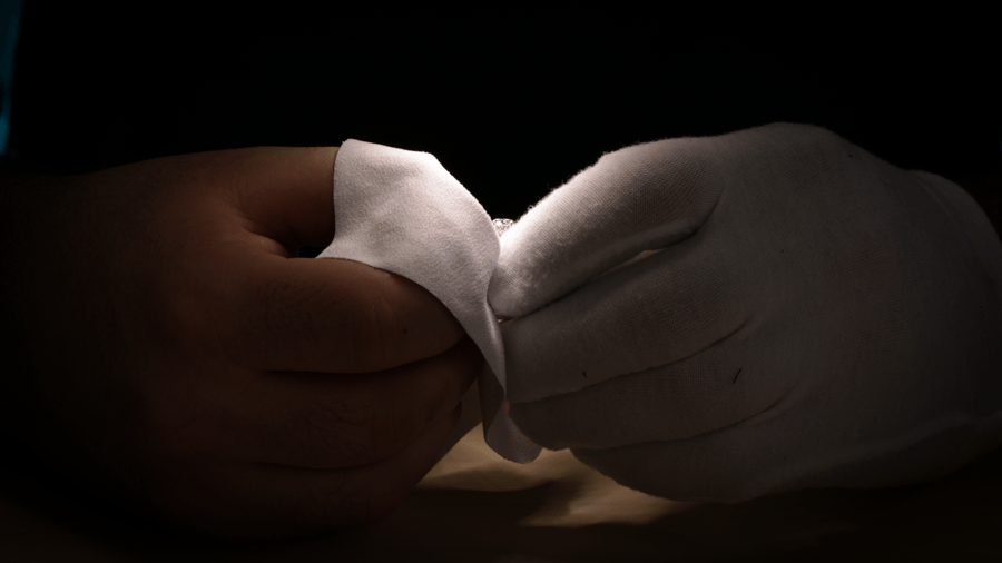 Brushing Cloth On Ring #2